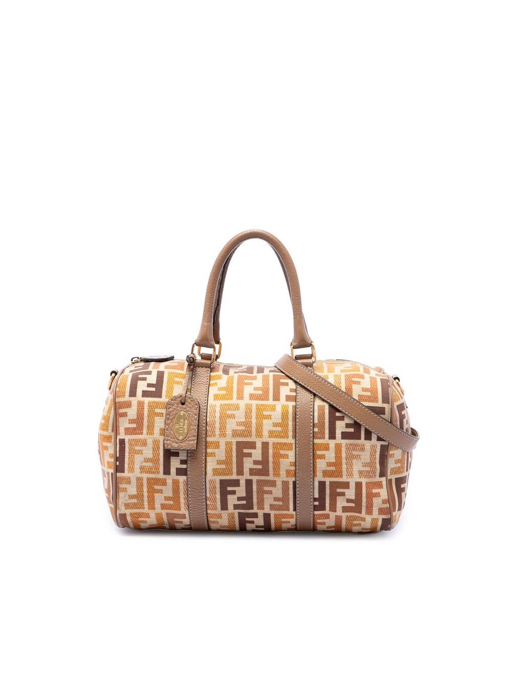 Fendi Zucca Canvas Selleria Satchel #300424F80B